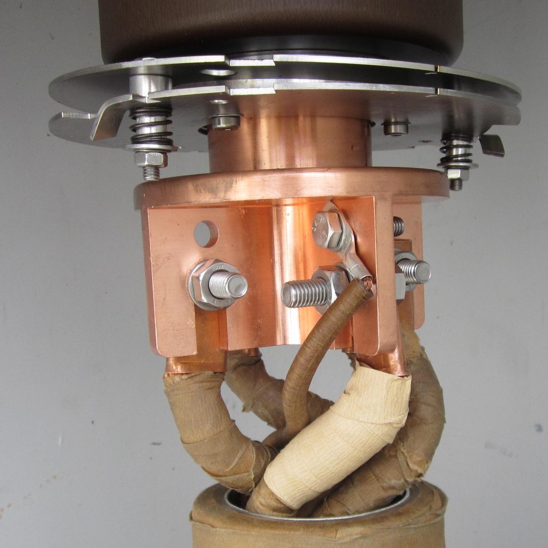 Connexion HT interne d'un transformateur de puissance 